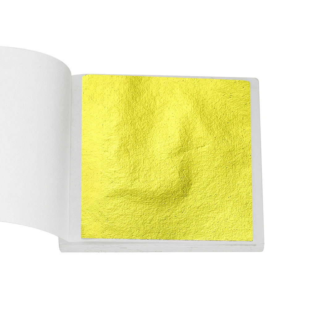 100-200 Sheets Imitation Gold Foil Paper – Gilding DIY Epoxy Resin Jewelry Making & Craft Decoration