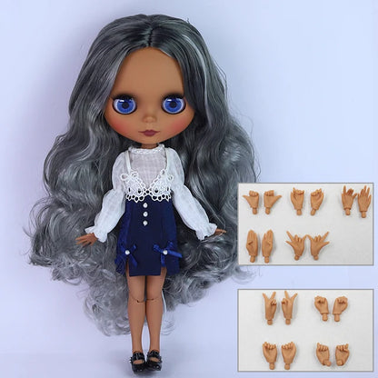 ICY DBS Blythe Doll 1/6 BJD – 30cm Joint Body Set with Random Eyes, Anime Girl Toy Gift