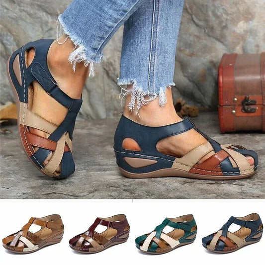 Women Summer Sandals - Lightweight Comfortable Casual Beach Shoes for Indoor & Outdoor Wear