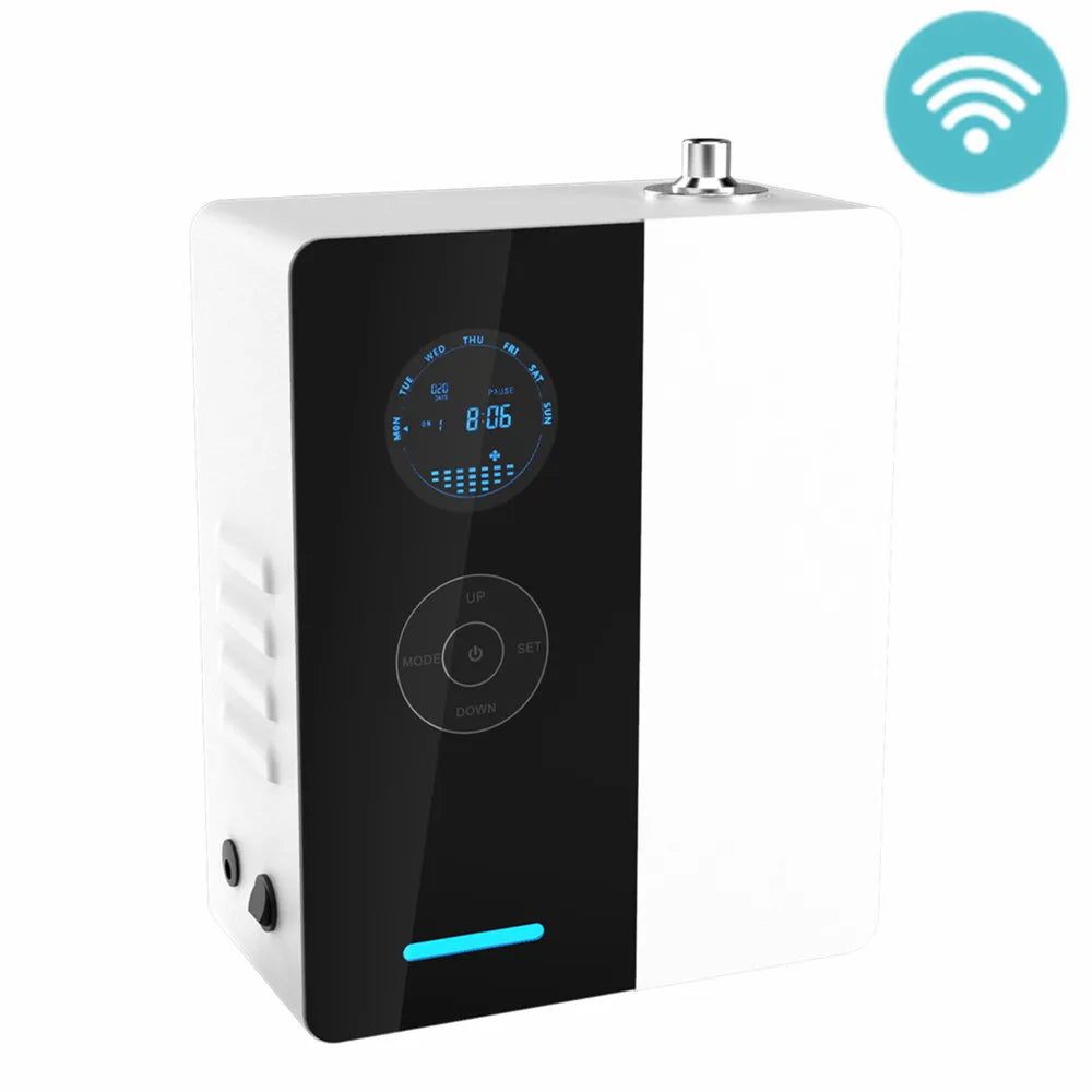 500m³ WiFi Perfume Diffuser – Electric Air Freshener & Environmental Fragrance Purifier, 200ML Capacity, Smart Home HVAC Metal Body