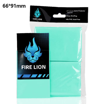 100PCS Matte Card Sleeves 66x91mm — Frosted Trading Card Protectors for MTG & TCG Game Cards