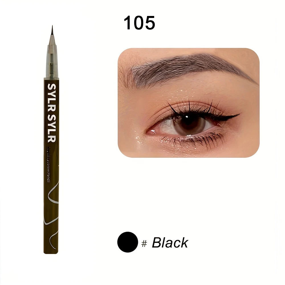 Ultra Fine Eyebrow Pen | 0.008mm Waterproof, Smudge-Proof, Sweat-Proof, Long-Lasting, High Pigmented Liquid Pencil