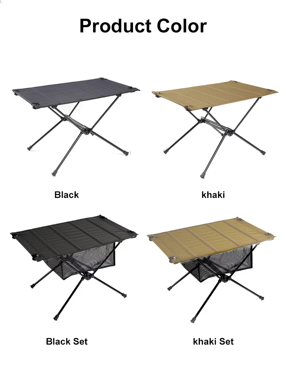 WESTTUNE Lightweight Camping Folding Table – Roll-Up 1680D Oxford & Aluminum Alloy for Outdoor Picnic & Travel