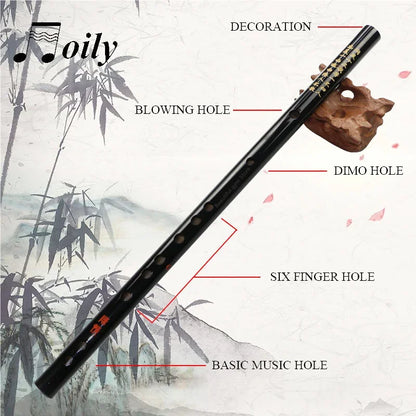 Anime Mo Dao Zu Shi Cosplay Accessories – Wei Wuxian Flute Chinese Dizi Transversal Flauta Traditional Musical Instrument