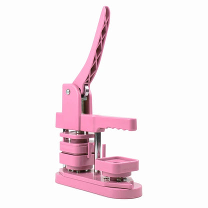 50x50mm Square Badge Press Machine - Rotating Manual for Refrigerator Magnets, Business Gifts, Home & Office Use