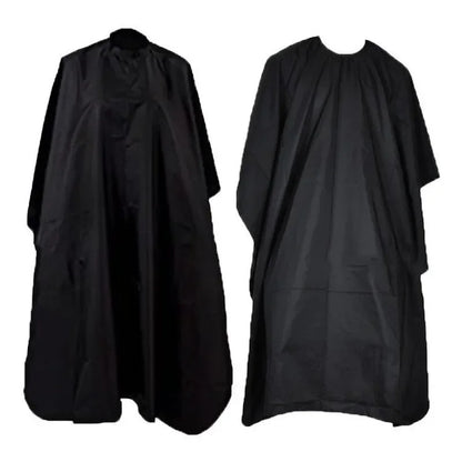 Professional Black Hairdressing Cape – Waterproof Salon Barber Gown, Hair Cutting Apron Wrap