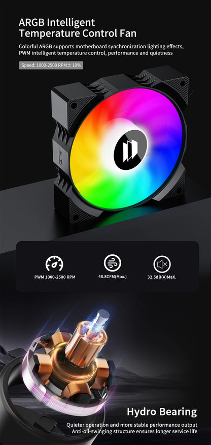 UPSIREN Walrus Assassin 90 CPU Cooler — 4 Heatpipe Air Cooler with 92mm Fan & Digital Display for Intel LGA1700/1200 & AMD AM4/AM5