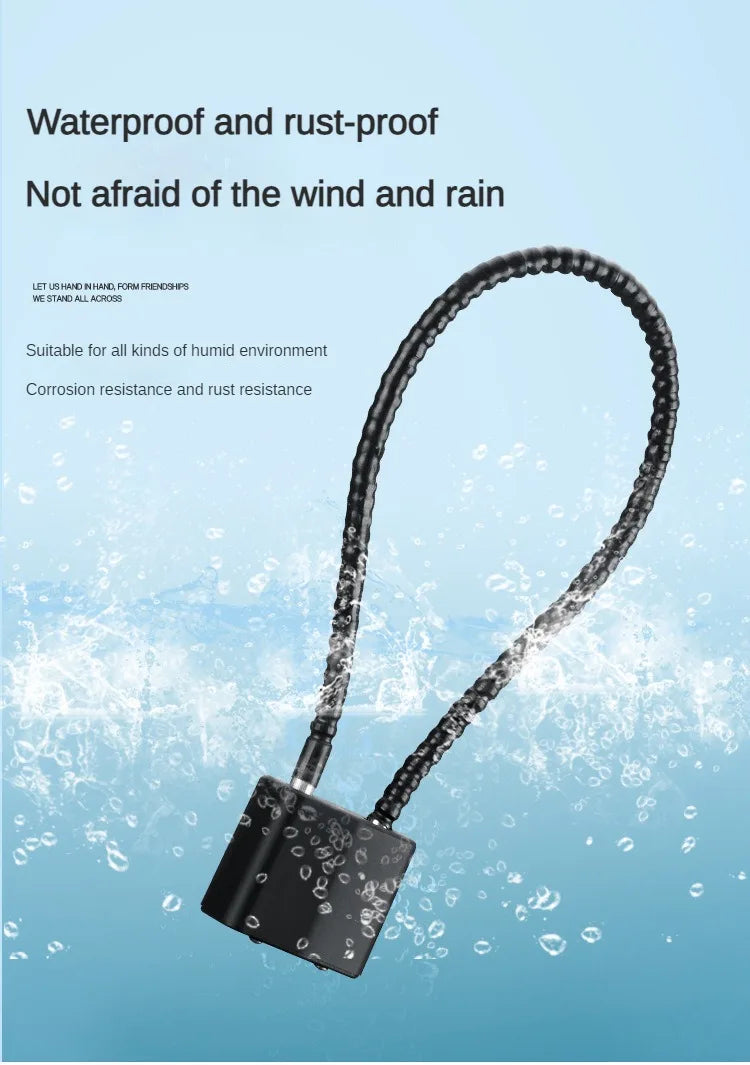 Safety Anti-Theft Hardened Steel Cable Lock – 20/28/38cm Portable Padlock for Guns, Lockers & Outdoor Security