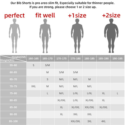 DAREVIE Men's Cycling Bib Shorts - Seamless 2.0 Pro Padded Shorts For Long Distance 500KM Rides