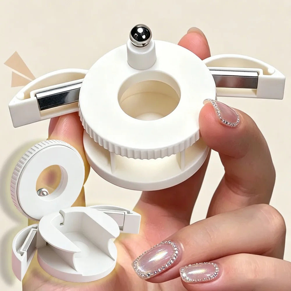 Cat Eye Nail Art Magnet - Strong Magnetic Tool for Gel Polish and Glass Bead Effects