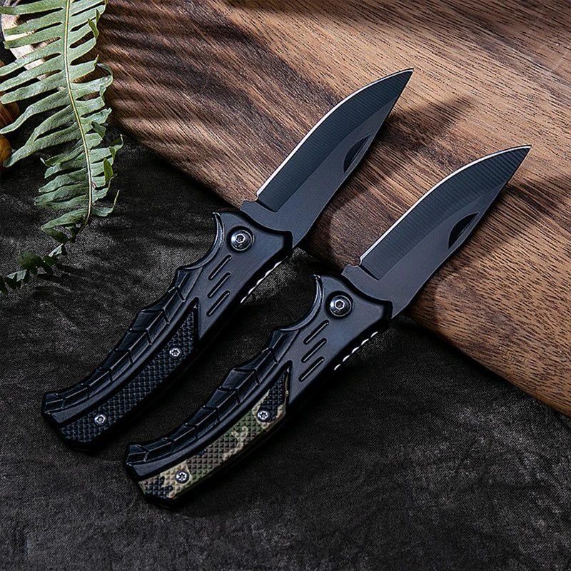 Stainless Steel Folding Fillet Knife with PP Handle – Portable Fishing & Camping Meat Cutter   2/2