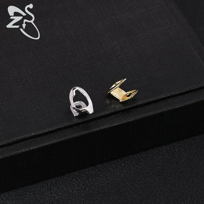 ZS Hip Hop Grillz – Silver/Gold Plated CZ Crystal Cross & Rose Star Tooth Cap, Top & Bottom Set