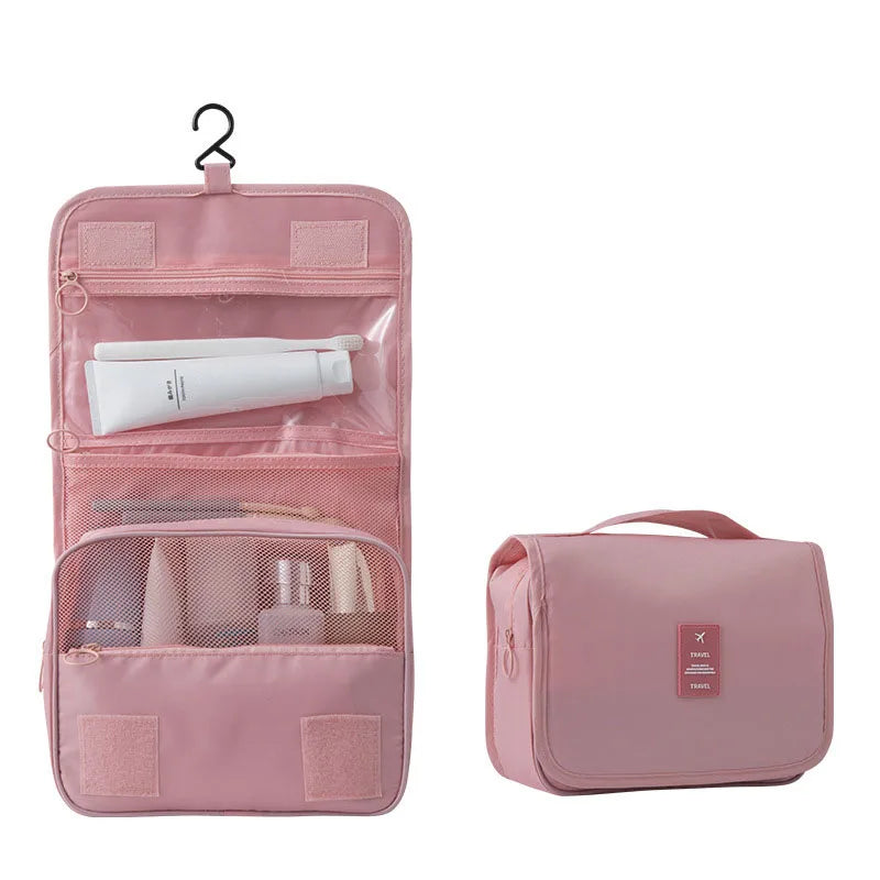 Waterproof Travel Makeup Bag – Large Capacity Toiletry Organizer & Beauty Storage Pouch