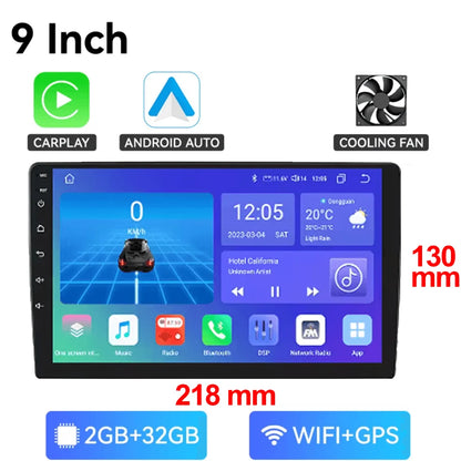7/9/10-Inch Android 13 Car Radio - Wireless CarPlay, Bluetooth, 64GB Multimedia Stereo