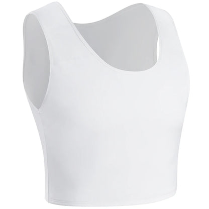 XUJI Transgender FTM Half Chest Binder – Breathable Tomboy Chest Compression for Comfort