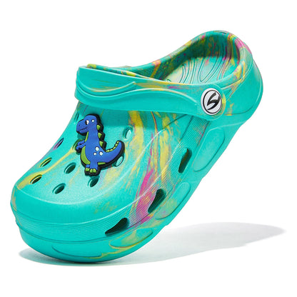 HOBIBEAR Kids Garden Clogs – Cartoon Beach Sandals & Water Shoes for Toddlers, Little Kids & Big Kids