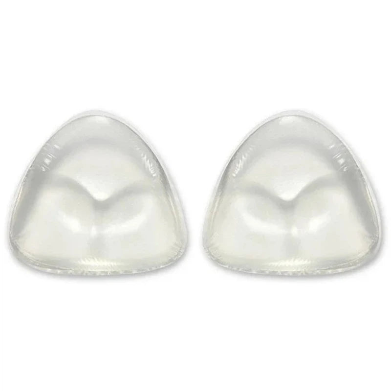 2pcs Silicone Bra Inserts – Sticky Push-Up Breast Pads, Thicker Nipple Covers for Women’s Bras & Swimsuits