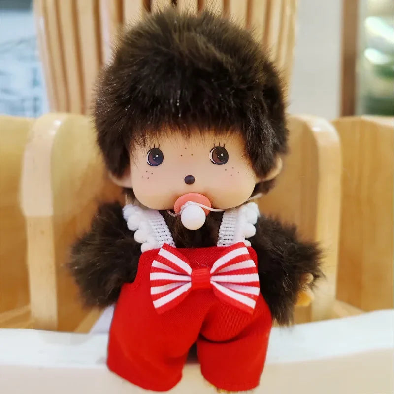 Kawaii Meng Qiqi Dress-Up Doll Plush Pendant – Cute School Bag Accessory & Children’s Christmas Gift
