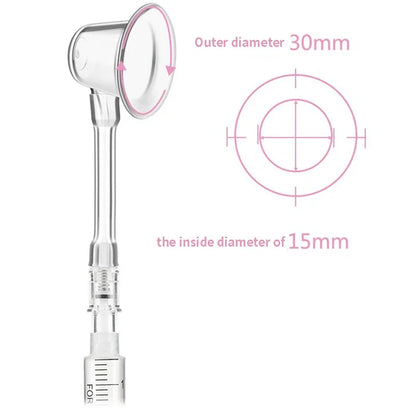 Nipple Aspirator and Corrector - Gentle Suction Aid for Flat and Inverted Nipples During Breastfeeding