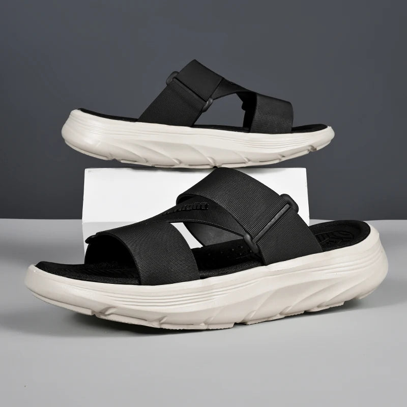 Men’s Summer Sandals - Lightweight Thick Sole Non-Slip Casual Walking Shoes