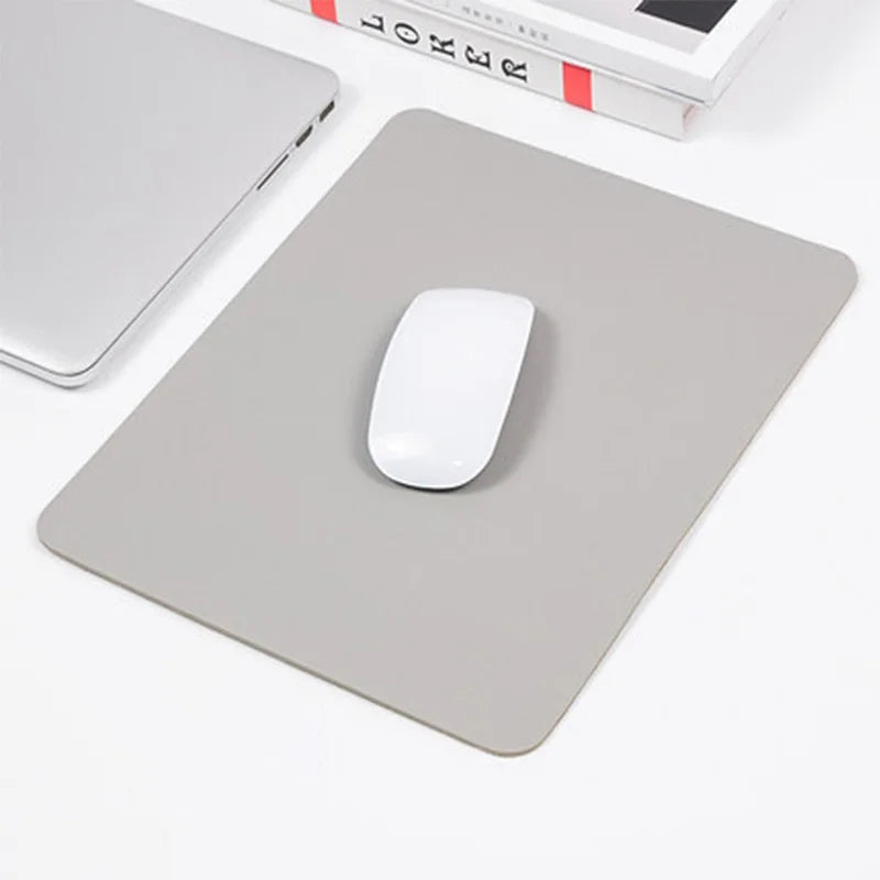PU Leather Mouse Pad – Non-Slip Waterproof Gaming & Office Desk Mat, Anti-Scratch Easy Clean Surface for PC & Laptop Desktop Use