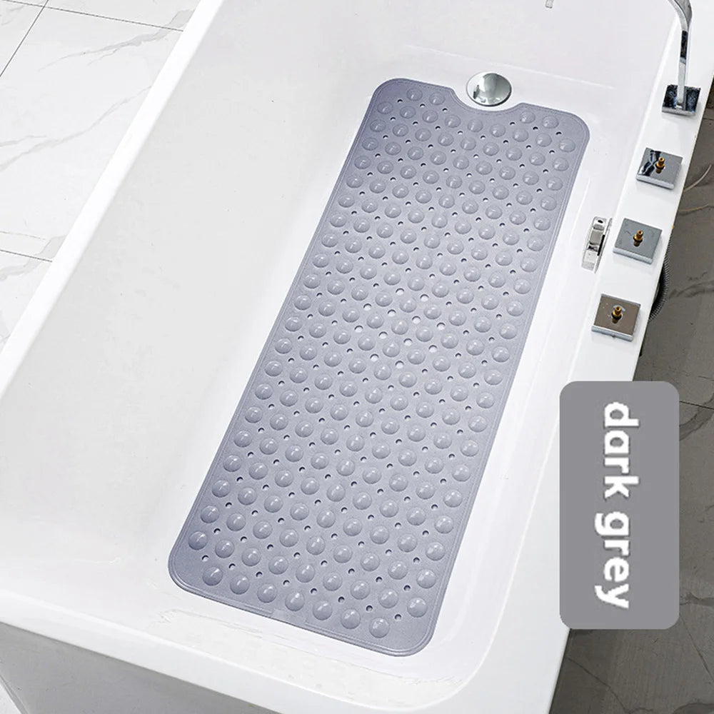 40×100cm Bathroom Non-Slip Mat – Long PVC Bathtub & Shower Foot Massage Mat