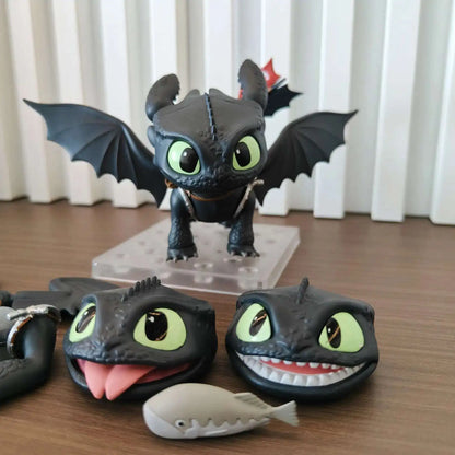How to Train Your Dragon Anime Figure #2238 – Toothless & Light Fury Action Model Kit, Ornament Toy, Collectible Gift