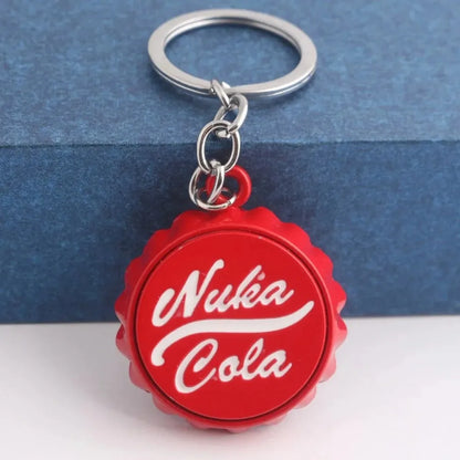 Cola Bottle Cap Keychain - Mini Bottle Opener Key Ring for Men & Women, Car & Bag Accessory