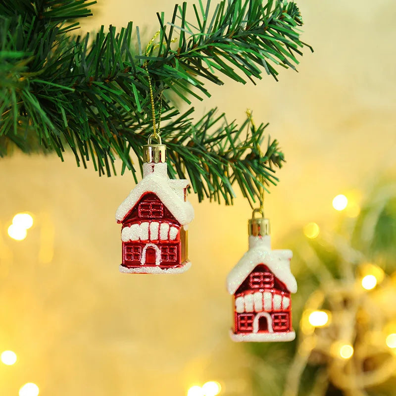 Christmas Tree Hanging Ornament – Red & White Candy Cane Pendant for Xmas, Home Decor & New Year 2024