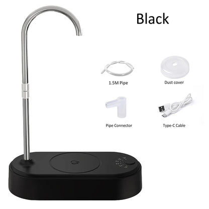 Electric Water Pump Dispenser — Automatic Gallon Bottle Pump for Home & Office, Portable Cold Water Pump