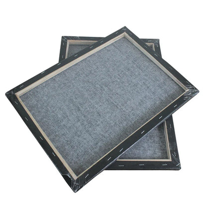 Black Canvas Wooden Oil Painting Frame – Cotton DIY Graffiti Canvas for Children & Beginner Art Practice Supplies