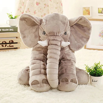 40cm Soft Elephant Plush Toy – Cute Baby Elephant Sleeping Pillow, Stuffed Animal for Kids, Birthday Gift & Room Decor