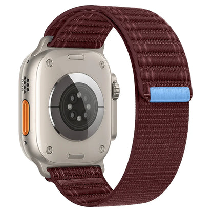 Nylon Strap for Apple Watch Band – Wave Pattern Bracelet for Ultra 2, iWatch Series 3-10, 38mm-49mm