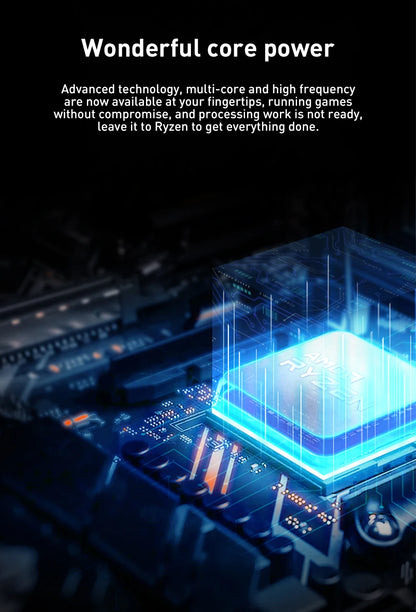 AMD Ryzen 5 5500 CPU Processor - 6-Core, 12-Thread, 3.6GHz, 16MB L3 Cache, 7NM, Socket AM4 (No Fan)