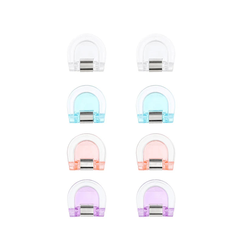 8PCS Invisible Pant Hem Clips - Non-Slip Leg Shortening Clips for Clothing Adjustment & Quick Fixing