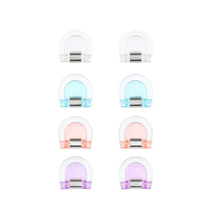 8PCS Invisible Pant Hem Clips - Non-Slip Leg Shortening Clips for Clothing Adjustment & Quick Fixing