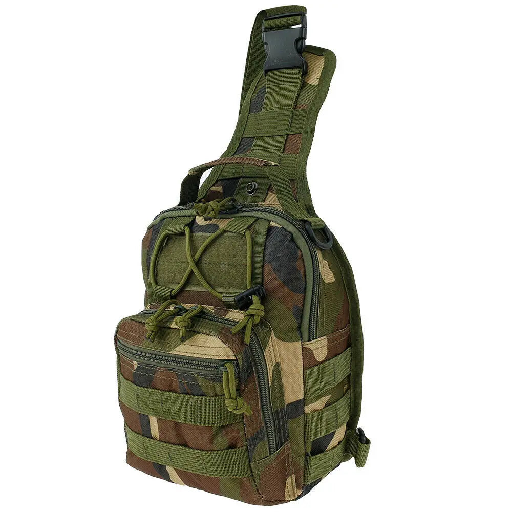 Men’s Waterproof Outdoor Crossbody Chest Bag – Sports Bike Shoulder Handbag