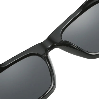Vintage Square Sunglasses for Men – Classic Retro Gradient Designer Shades
