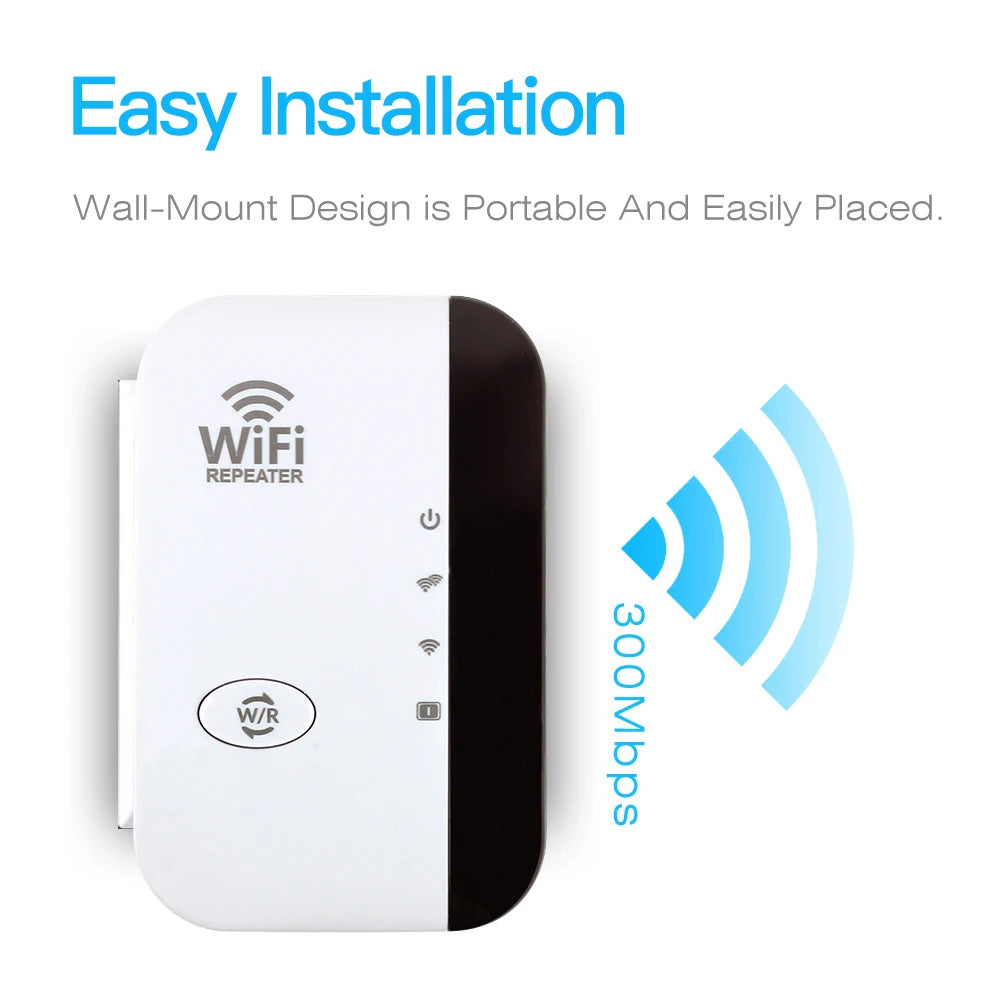 FENVI 300Mbps Wireless WiFi Repeater – Remote WiFi Extender, Amplifier & Booster 802.11N