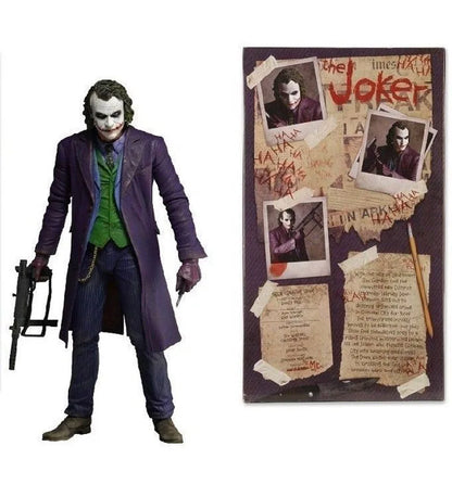 Neca Batman Joker Mafex Superman Harley Quinn Action Figures – Classic Cartoon Collectible Birthday Toys