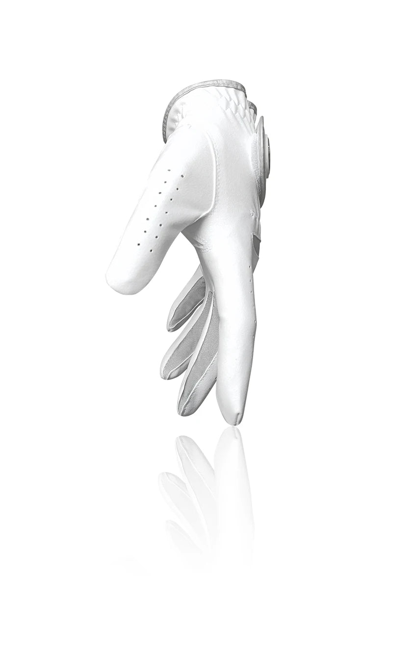 Men's Golf Glove - Breathable Micro Soft Fabric, Comfortable Fit with Magnetic Marker & Replaceable Design for Golfers