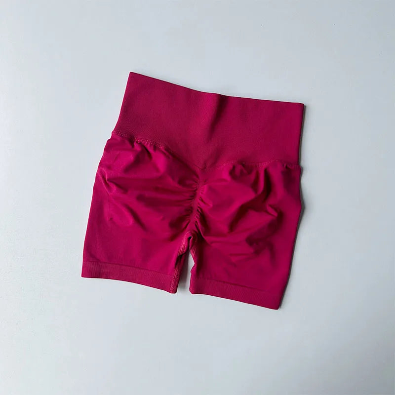 Peach Hip Lifting Sports Shorts for Women – High Waist Slimming, Tightening, Speed-Drying Running Pants