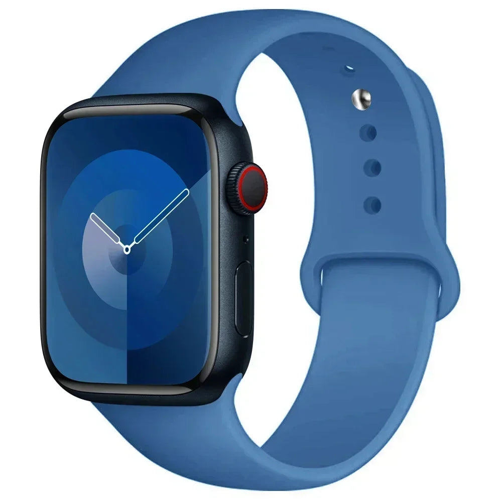 Silicone Sport Band for Apple Watch — Fits Ultra 2/3 & Series 11–SE (40–49mm)