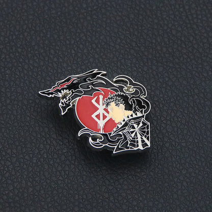 Anime Guts Enamel Pin – Berserk Brand of Sacrifice Lapel Brooch for Men & Women Gift