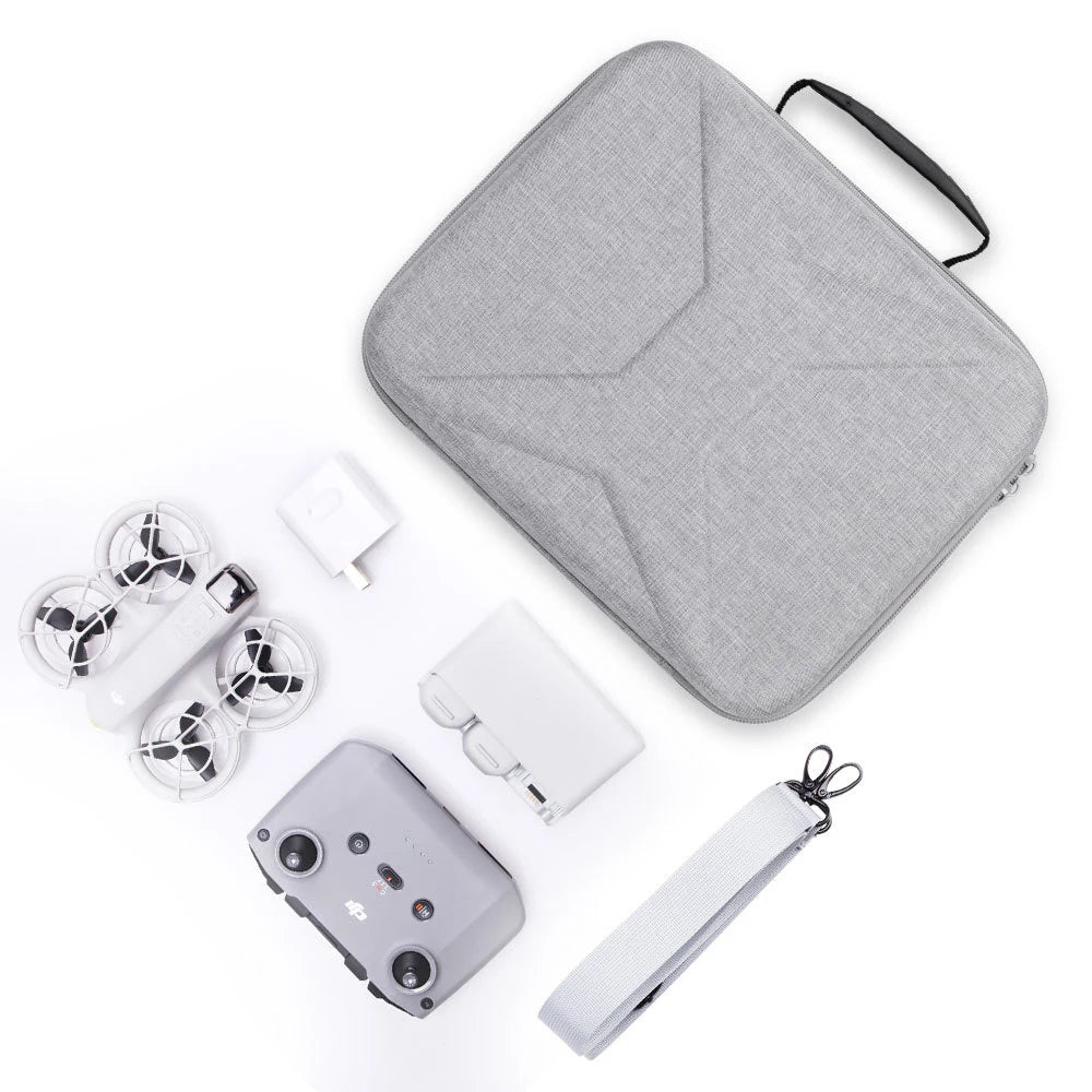 Carrying Case for DJI NEO Drone – Hard PU Waterproof Travel Case for Fly More Combo & Accessories