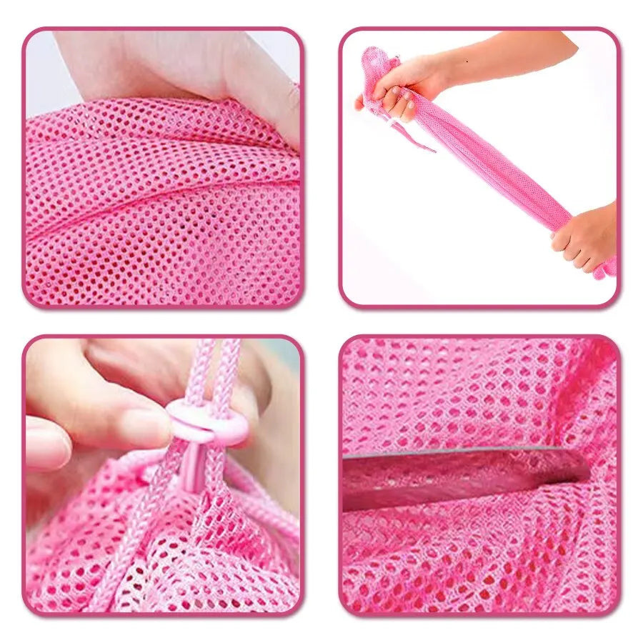 Adjustable Cat Grooming Bag: Breathable Mesh Shower Bag for Multi-functional Cat Restraint - Anti-Bite & Anti-Scratch