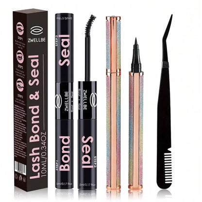780pcs Eyelash Clusters Kit – 8-16mm Extension with Bond & Seal, Remover, Applicator for DIY Home Makeup