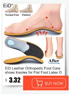 EiD Magnetic Therapy Foot Insoles – Soft Acupressure Sports Cushion for Men & Women