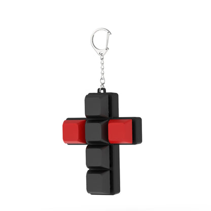 DIY Keyboard Key Toy - Stress Relief Fidget Button Keychain & Fidget Keycap Toy