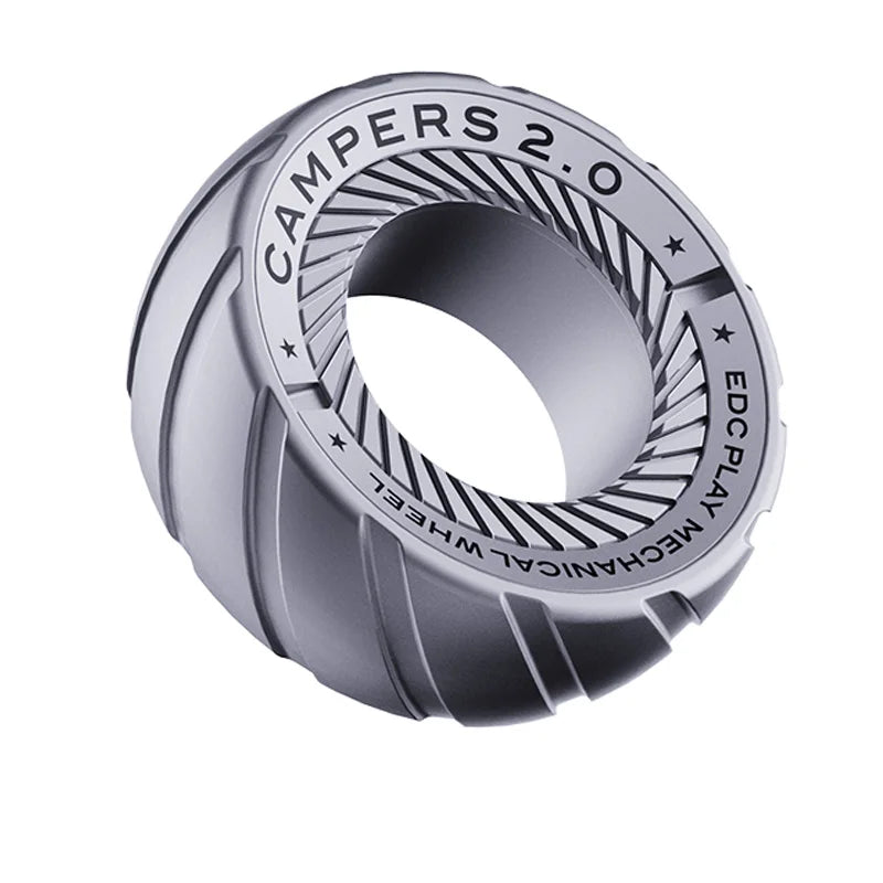 SPYSTAR Mechanic Ring Fidget Spinner – Magnetic Ratchet Gyro Metal Fingertip Stress Relief Toy for Office & EDC